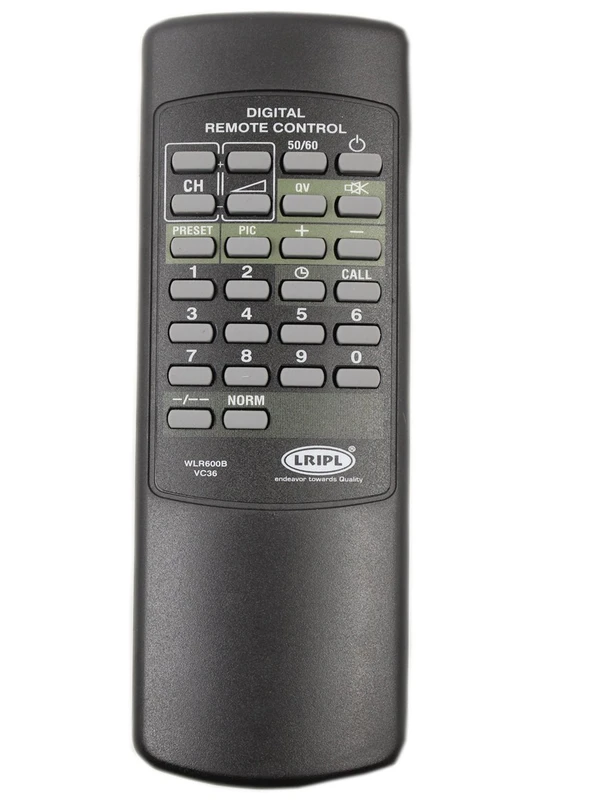 lripl Lripl Videocon Remote WLR600B VC36 Videocon Digital Remote Control (Black)