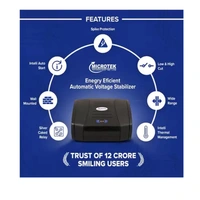 Microtek EMT0790 Digital Automatic Voltage Stabilizer 90V-300V (Black)
