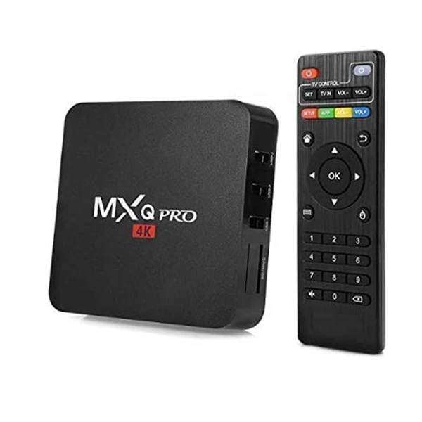 MXQ Pro 5G 4K Ultra HD 2GB /16GB Android 11.1 Smart TV Box OTT Media Player | Internet TV (Black)