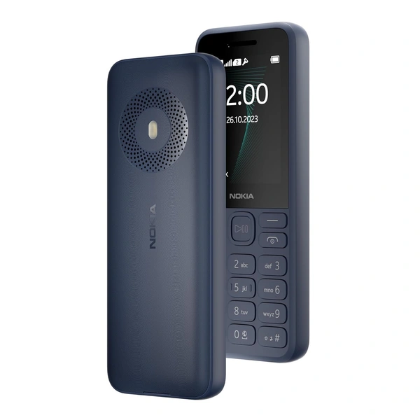 Nokia 130 Music | Built-in Powerful Loud Speaker with Music Player and Wireless FM Radio | Dedicated Music Buttons | Big 2.4” Display | 1 Month Standby Battery Life (Dark Blue) - Dark Blue