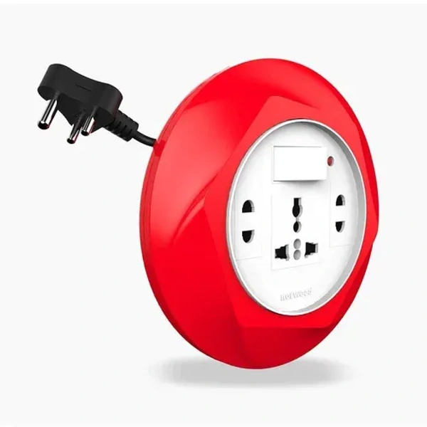 Remid Electric Extension Flex Box 6 AMP, 240 Volts 3Pin (Red)