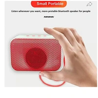 Onbiz OB-3033 Mini Party Speaker | High Quality Sound | Portable Speaker | 4 Hours Play (Red)