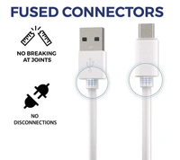 Oppo VEV Oppo Data Cable Fast Charging | Type-C | 90W Output | Super Charger (White)