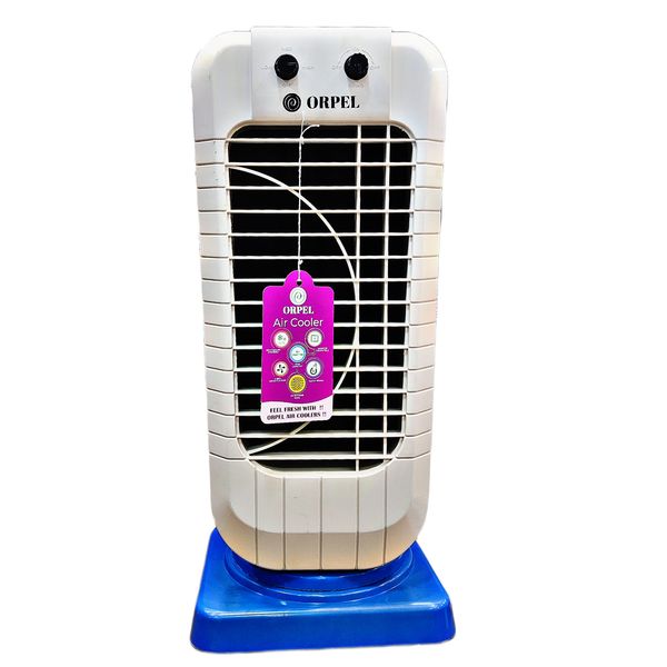 ORPEL Rotating Tower Fan | High Cooling Efficiency (White & Blue)