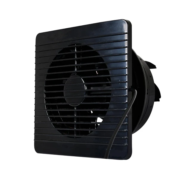 Parker Axial Fan 6 inch 150mm Exhaust Fan HIGH SPEED 2000 RPM Copper motor (Black)