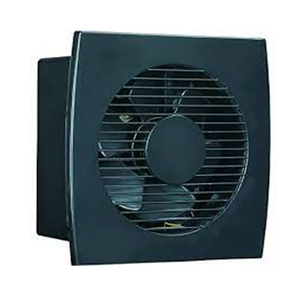 Parker Ventilation Fan 8 inch 225mm Exhaust Fan HIGH SPEED 2000 RPM Copper motor (Black)