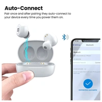 Portronics Harmonics TWINS S3 Smart TWS Bluetooth 5.2 Earbuds with 20 Hrs Playtime, 8mm Drivers, Type C Charging, IPX4 Water Resistant, Low Latency, Lightweight Design(White)