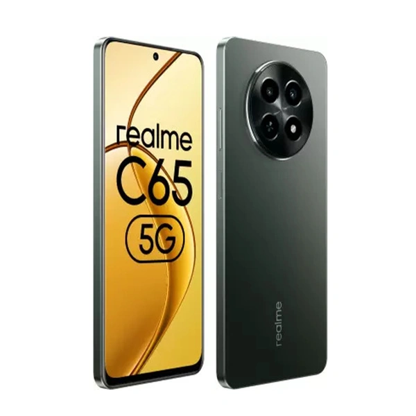 Realme C65 5G 4GB RAM | 128GB Storage (Glowing Black) - Glowing Black