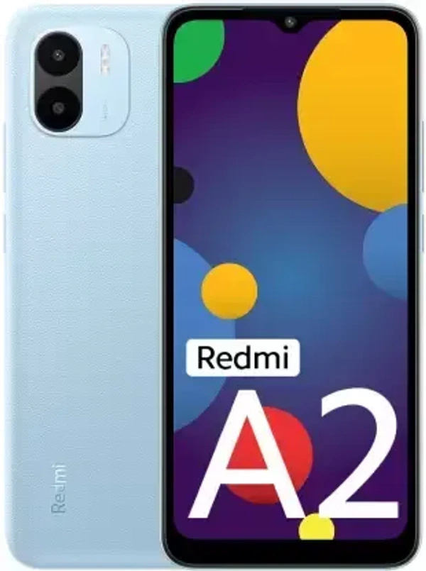 Redmi A2, 2GB RAM, 64GB Storage | Powerful Octa Core G36 Processor | Upto 7GB RAM | Large 16.56 cm HD+ Display with Massive 5000mAh Battery (Aqua Blue) - 2 GB
