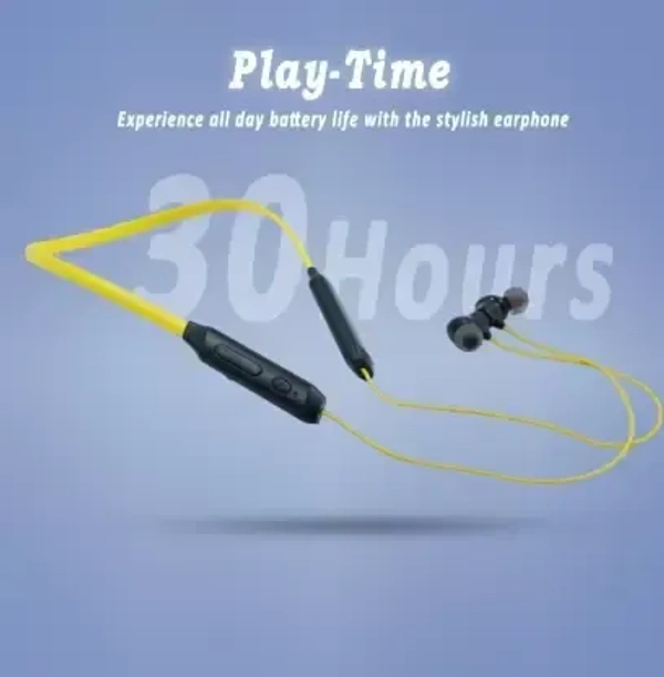 Tigotech ROCKFORD X4 Bluetooth Neckband Nonstop 30hrs Playtime with Low Latency Bluetooth (Yellow)