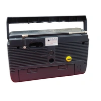 Santro 5 Band Portable Radio With MW/SW/FM/TV1/TV2 | Sweet Sound (Black)