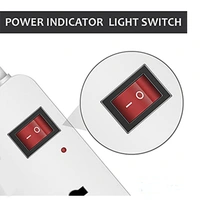 Shreyam SE-177  4 Way Extension | Switch With Indicator | 3 Meter Length (White)