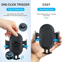 Target CT-202 Car / Bike / Mobile Holder with Adjustable 360 Degree Rotation Car Holder (Black)