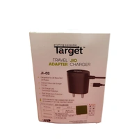 Target JI-02 | 1.8A | Travel Adapter | JIO Charger (Black)