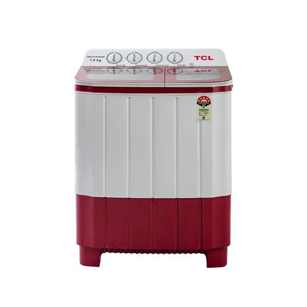 TCL TW770-P103GW 7 kg Semi Automatic Washing Machine (Burgundy)