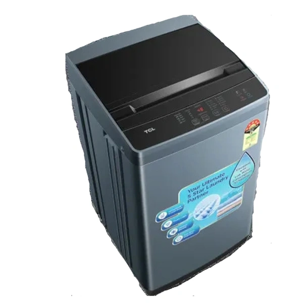 TCL F3065TLG 6 Kg Fully Automatic Top Load Washing Machine (Grey) - 6KG