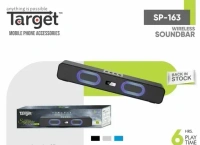 Target SP-163 Wireless Portable Bluetooth Speaker With USB/TF Card/FM/AUX (Black)