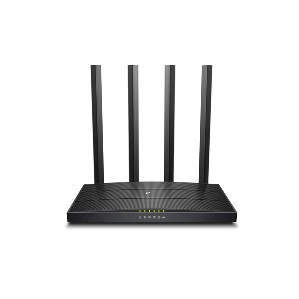 tp-link Archer C6U AC1200 Wi-Fi Router | Full Gigabit | Dual Band (Black)