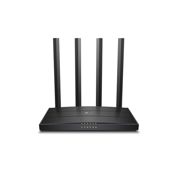 tp-link Archer C6U AC1200 Wi-Fi Router | Full Gigabit | Dual Band (Black)
