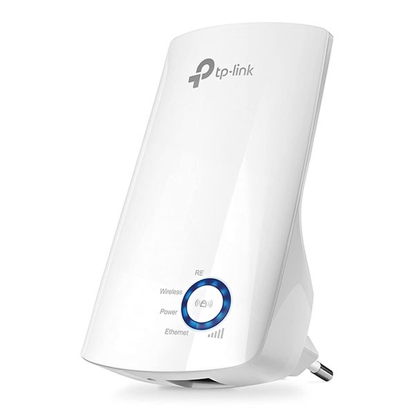 tp-link TL-WA850RE Single-Band 300Mbps RJ45 Wireless Range Extender, Broadband/Wi-Fi Extender, Wi-Fi Booster/Hotspot with 1 Ethernet Port (White)