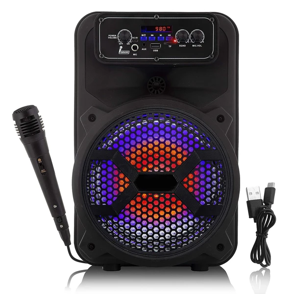 Truvison JHANKAAR PRO 4000W Portable & Rechargeable Speakers (Black)