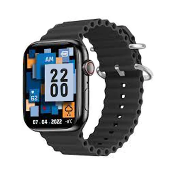 URBAN Wave USW009 Smart Watch | Calling | Rotating Crown | 1.91" Ultra Bright Display (Jet Black)