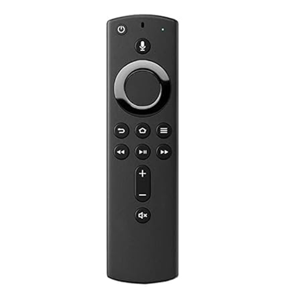 VEV Amazon Remote Control Compatible for Amazon Fire tv Stick (Pairing Manual Will be Back Side Remote Control)(PP)(Black)