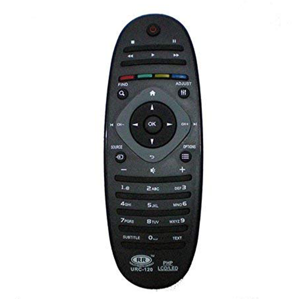 VEV RR Remote Compatible for URC-120 PHP/LED/LCD TV Remote with 3D Function (Black)