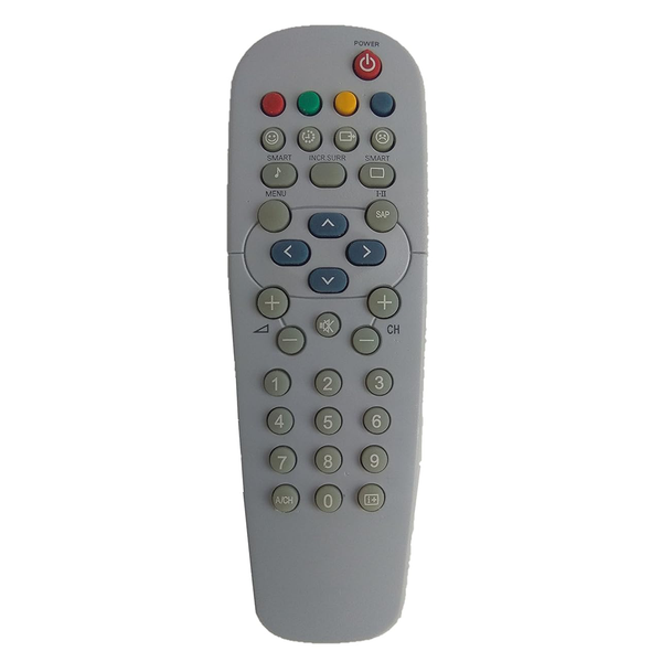VEV RR ZAPA CRT TV Universal Remote Control Compatible for Philips Tv Remote (Grey)