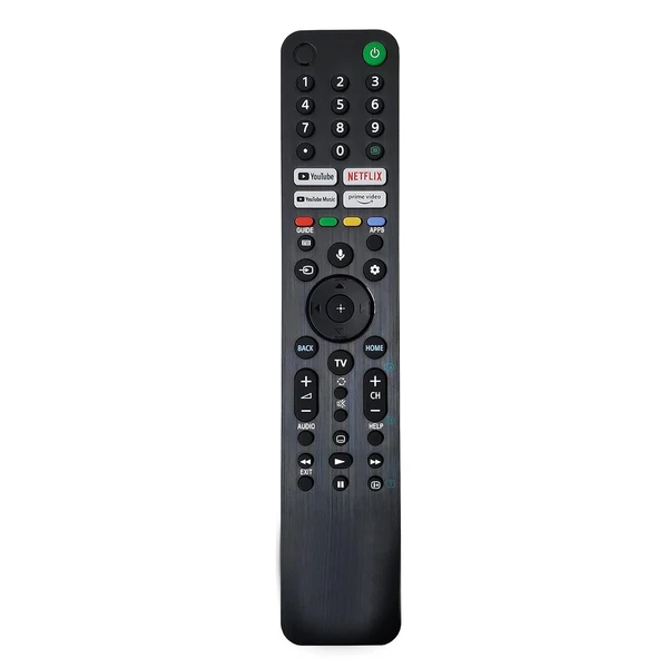 VEV Sony Remote Compatible for Sony LED/ 4K Smart TV with Voice Function, Google Play and Netflix (Pairing is Must for Google Assistance) (Black)