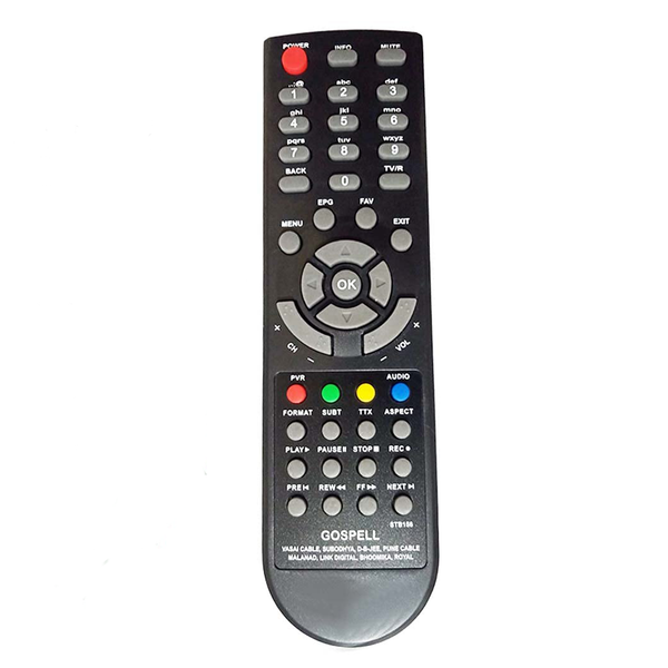 VEV STB156 STB 16-in-1 Set Top Box Remote Control Compatible for Signet