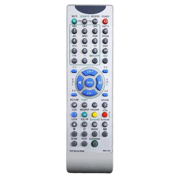VEV V-CON RMU-134 Remote Compatible for Works with Almost All Videocon CRT TV (White)