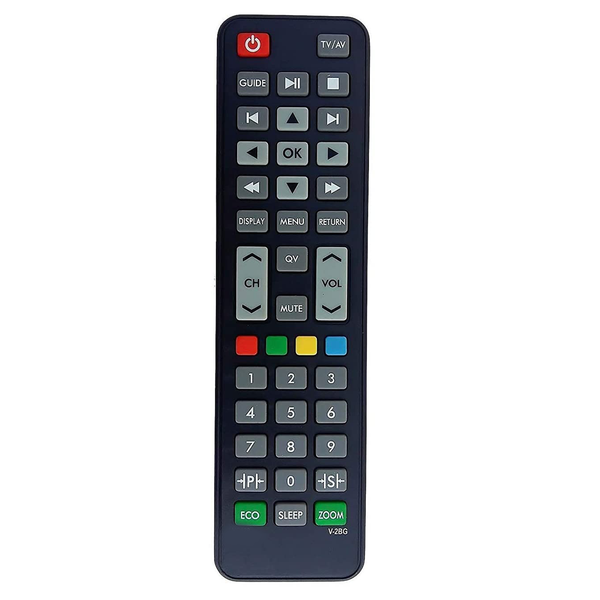 VEV Videocon Remote Compatible for VIDEOCON LED/LCD TV Remote (V-2BG/S-2GG) (Black)