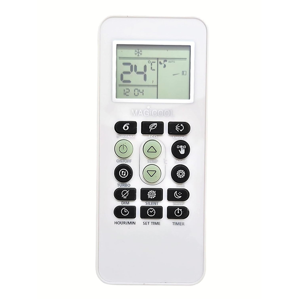 VEV Whirlpool AC Remote Compatible for Whirlpool AC Magicool (KKG15B-C1) Remote (White)