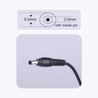 Zebronics Zeb- LA553019060SS 60W Laptop Adapter 5.5x3mm Connector (Black)