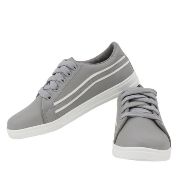 WOMEN SNEAKERS - GREY, 5