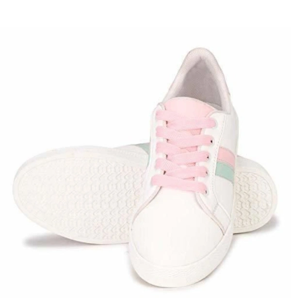 WOMEN SNEAKERS - WHITE -P, 8