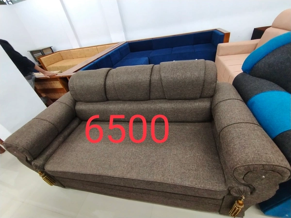 3 Seat Sofa - green shaded, large