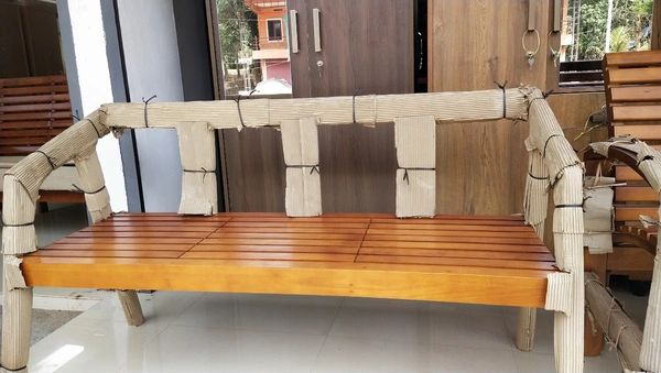 Reabuut Sit Out Bench - Wood Colour, 4×1.19