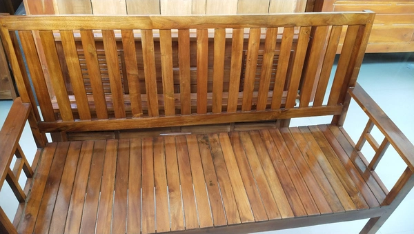 Aqusia Wood Sitout Bench - Wood Colour, 5×1.19