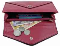 F&T Leather Genuine Leather Formal standard RFID Secured clutch (FT3005C) - 7.48 Inch, Hot Pink, Hot Pink, 1 Clutch, Flavour and Trends Pvt. Ltd., 185gm, Clutch