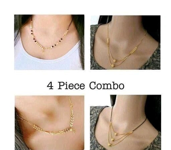Mph Bhumi Bhumi09 Allure  Fancy Elegant Combo Mangalsutra  For Women ( Buy 1 Get 3 Free )Name:  Bhumi09 Allure  Fancy Elegant Combo Mangalsutra  For Women ( Buy 1 Get 3 Free )
