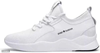 Elegant Canvas Self Design Sports Running Shoes For Men- Pack Of 2 - 9UK