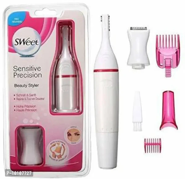Sweet Sensitive Precision Beauty Styler Hair Removal Bikini Trimmer for Woman Runtime: 40 min Runtime 4 Length Settings Trimmer (Multicolor)