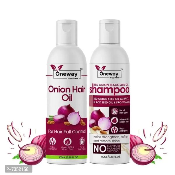 Adivasi Red Onion Hair Growth and Hair fall Control Kit 200ml ( 100% Organic and Natural )