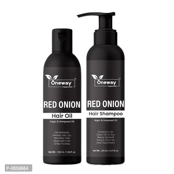 Oneway Happiness Red Onion Hair Growth kit 300ml Type: Hair Oil