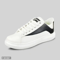 Stylish Fancy Synthetic Leather Casual Sneakers Shoes For Men - 9UK