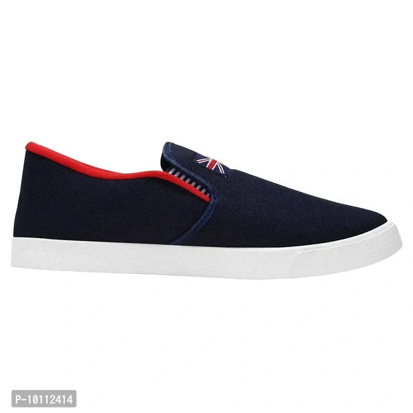 Stylish Fancy Canvas Sneakers Walking Shoes For Men - 9UK