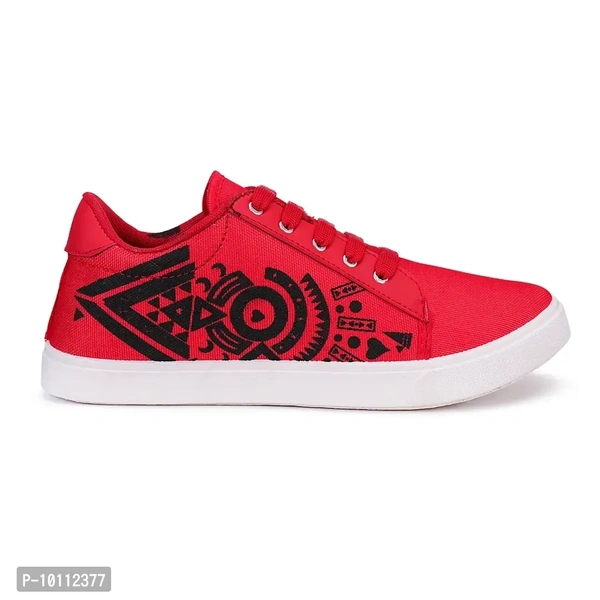 Stylish Fancy Canvas Sneakers Walking Shoes For Men - 10UK