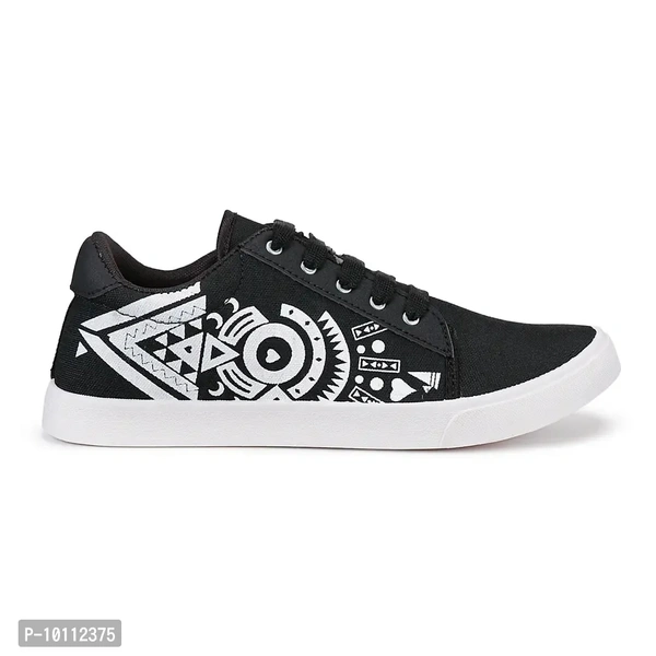 Stylish Fancy Canvas Sneakers Walking Shoes For Men - 6UK